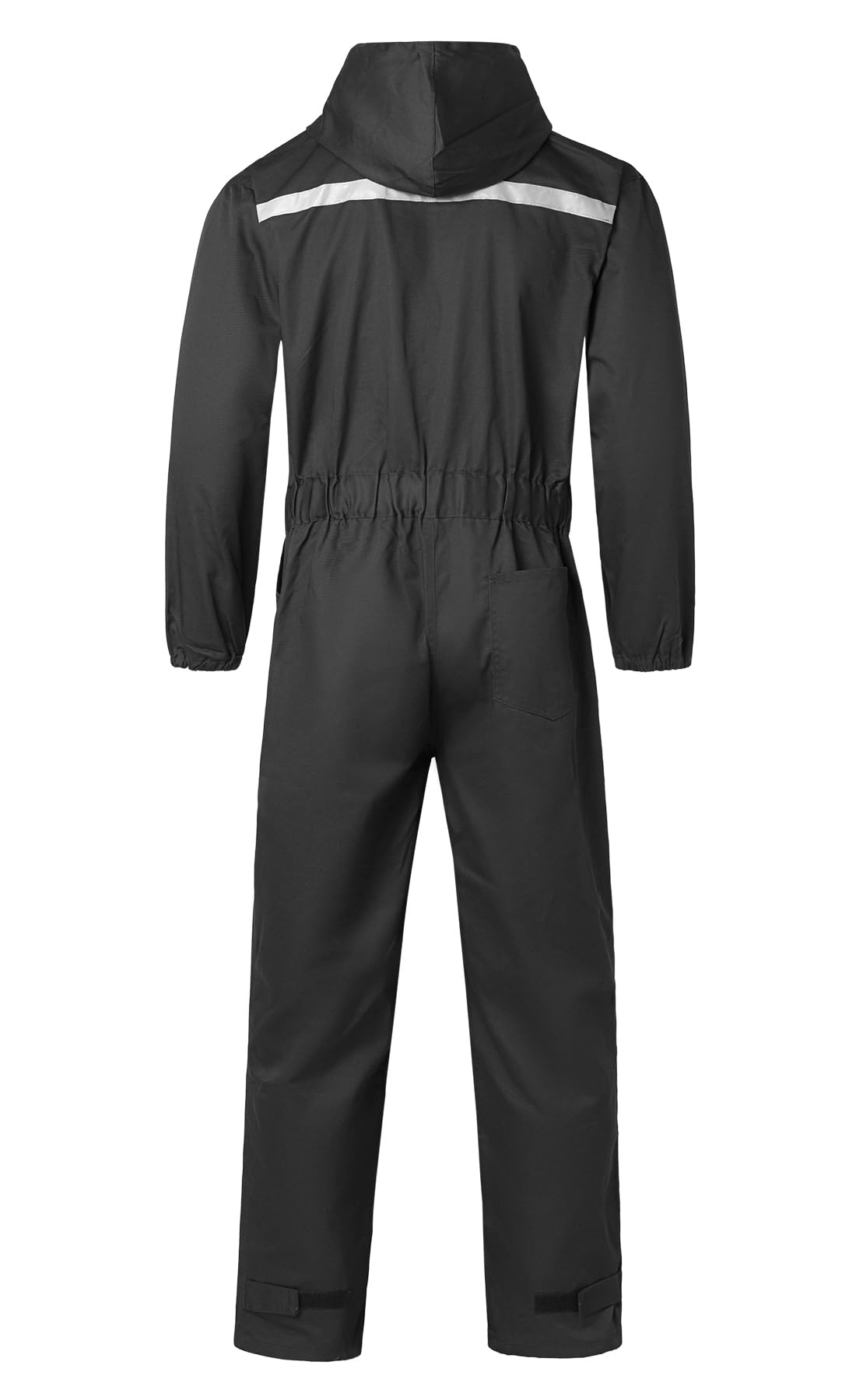 Combinaison de Travail à Capuche pour Hommes Salopette de Travail d'Atelier Vêtements de Travail Mécaniciens Bleu de Travail Réfléchissant Combinaison Travail