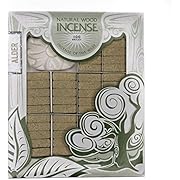 Incienso de Santa Fe - Alder Natural Wood Incense Bricks with Holder, 100 Count