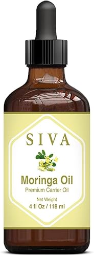 Miniatura 3 de Aceite de moringa Siva de 4 onzas líquidas con cuentagotas de vidrio de primera calidad, 100% puro, natural, sin diluir, prensado en frío y grado