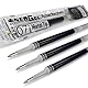 Pentel Energel 0,7 mm Nachfüllmine, Metallspitze, LR7, passend für Energel Xm, BL77/BL57/BL37, Schwarz, 4 Stück