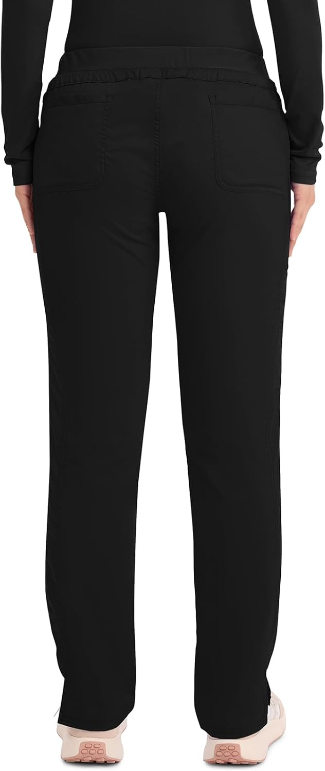 Cherokee Scrubs for Women Mid Rise Tapered Leg Drawstring Pant with 5 Pockets, Cargo Bottom with 2 Way Stretch Fabric- WW105 - Image 3