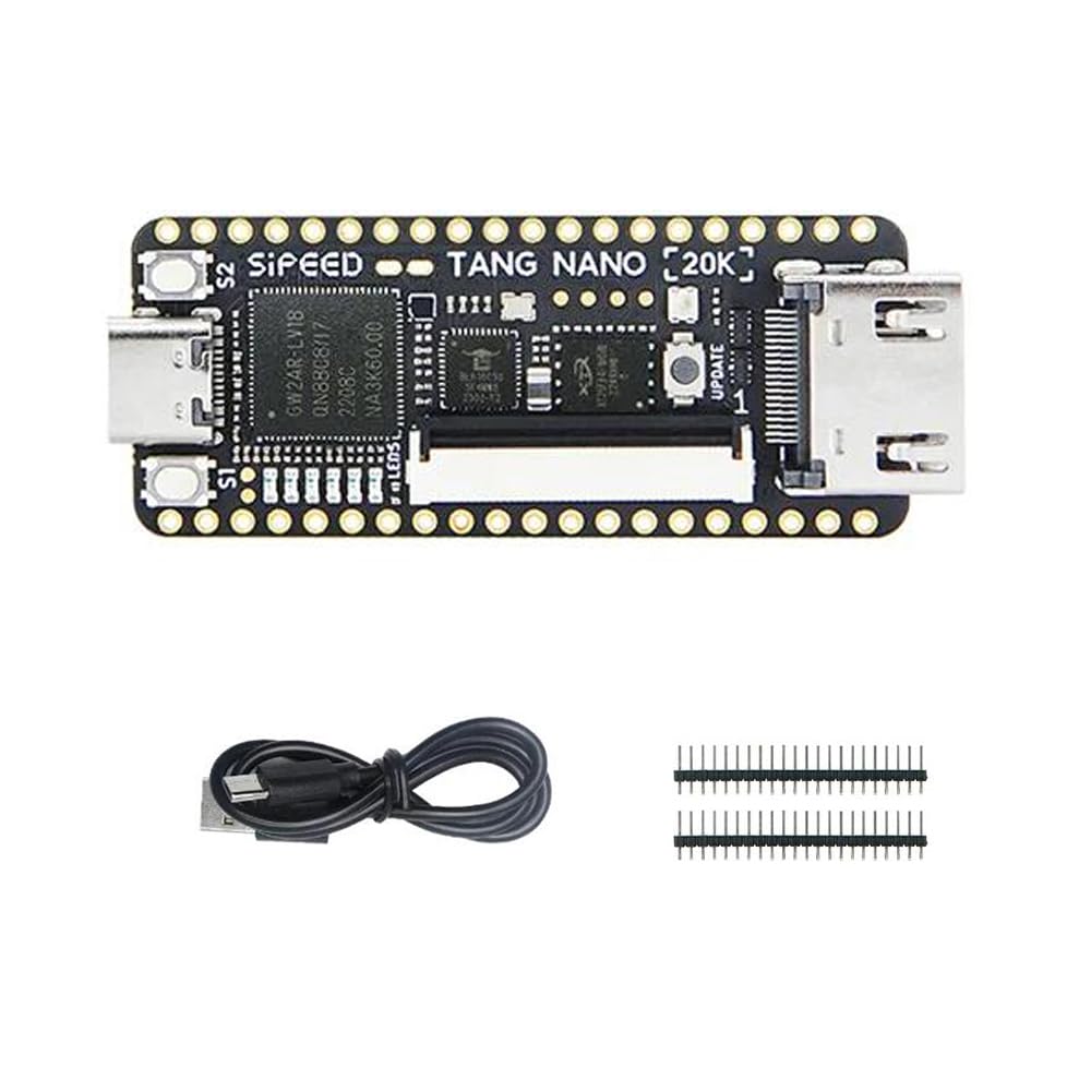 Sipeed Tang Nano 20K FPGA Scheda di sviluppo RISCV Linux Giocatore di giochi retrò (senza pin header saldato)