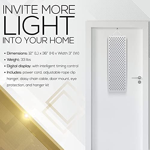 KOZE Red Light Therapy for Body 1500 watt - 300 Dual LEDs 660 & 850nm Red & Near Infrared NIR Light Therapy Device, Flicker Free No EMF, Clinical Grade Anti-Aging, Workout Recovery - X Series