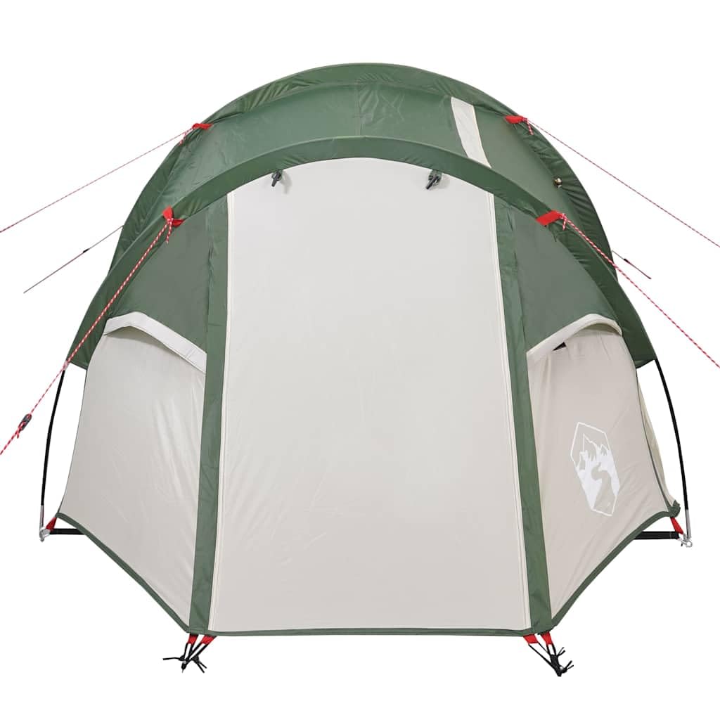 Tenda da campeggio a tunnel, impermeabile, per persone, bianca, oscurante, tenda rimovibile, connettore elettrico, leggera e antivento, per trekking, attività all'aperto, festival e