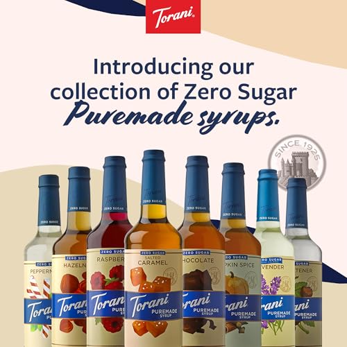 Torani Zero Sugar Puremade Syrup, Pumpkin Spice Flavoring for Drinks, Glass Bottle with Pump Included, 25.4 Fl Oz - image 7