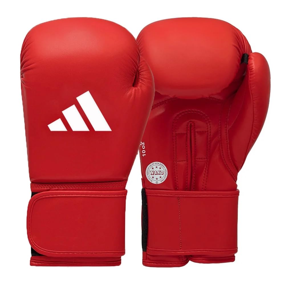 【3/29まで値下げ！】アマチュアボクシンググローブ 12 oz 赤 廃盤 Amazon | アディダス（adidas）NEW アマチュア ボクシンググローブ