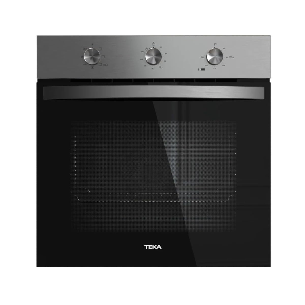 TEKA Horno Multifunción 60cm, Sistema HydroClean, ThermoSeal, 6 Funciones, 71/70L, Mandos Fijos, Soportes Cromados, Modelo NEO HBB 6050