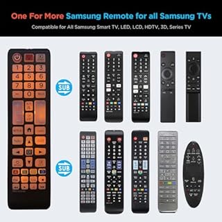 BN59-01315A Universal Backlit Remote Control for Samsung TV Remote Replacement All Samsung Smart TV, LED, LCD, HDTV, 3D, Series TV