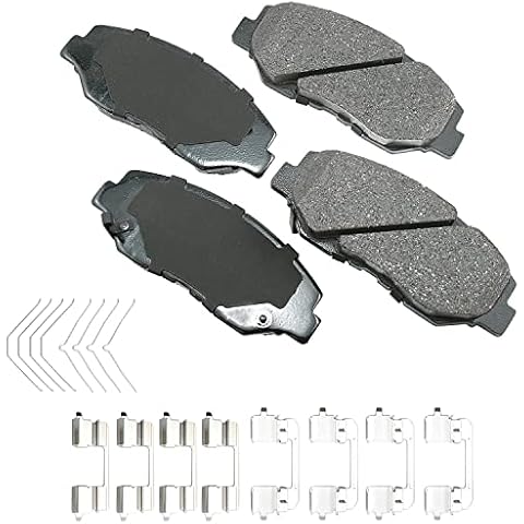 Akebono ACT914A Ultra-Premium Ceramic Front Disc Brake Pads, GREY Cover