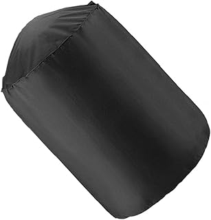 SECFOU Cobertura De Grelha Exterior Plana Grelha Exterior Grelhas Exteriores Portáteis Para Churrasco Cobertura De Fogueira Exterior Redonda Cobertura De Tigela De Fogo Cobertura Preta