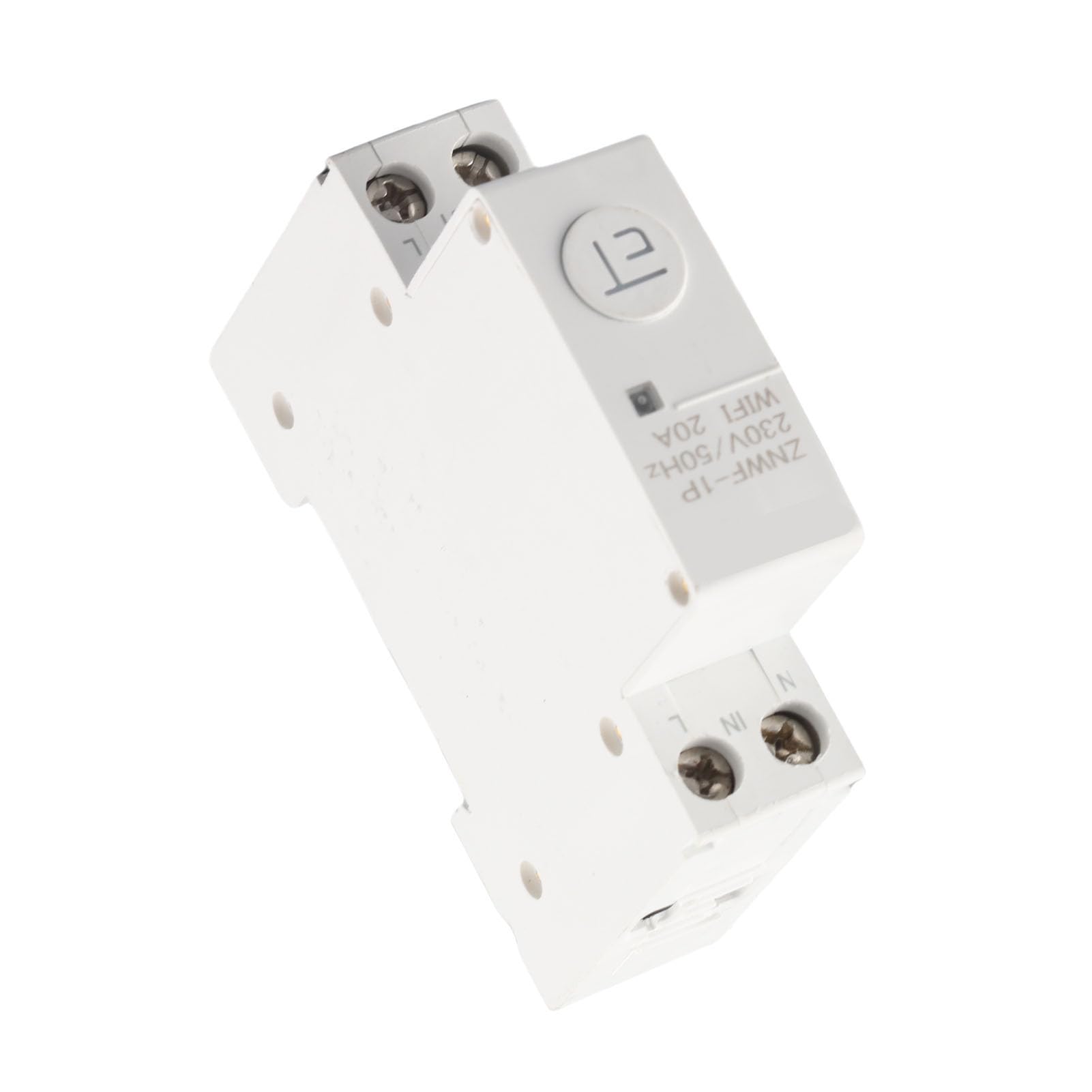 contactor,Disyuntor WIFI,Interruptor Remoto Inteligente,Disyuntor WIFI inteligente Chip de detección táctil Protección contra sobretensión Disyuntor estable de control remoto para(1P 20A)