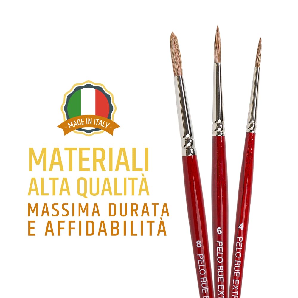 PENNELLIFICIO 2000 Eckenpinsel - Professioneller Pinsel Für Farben Made In Italy