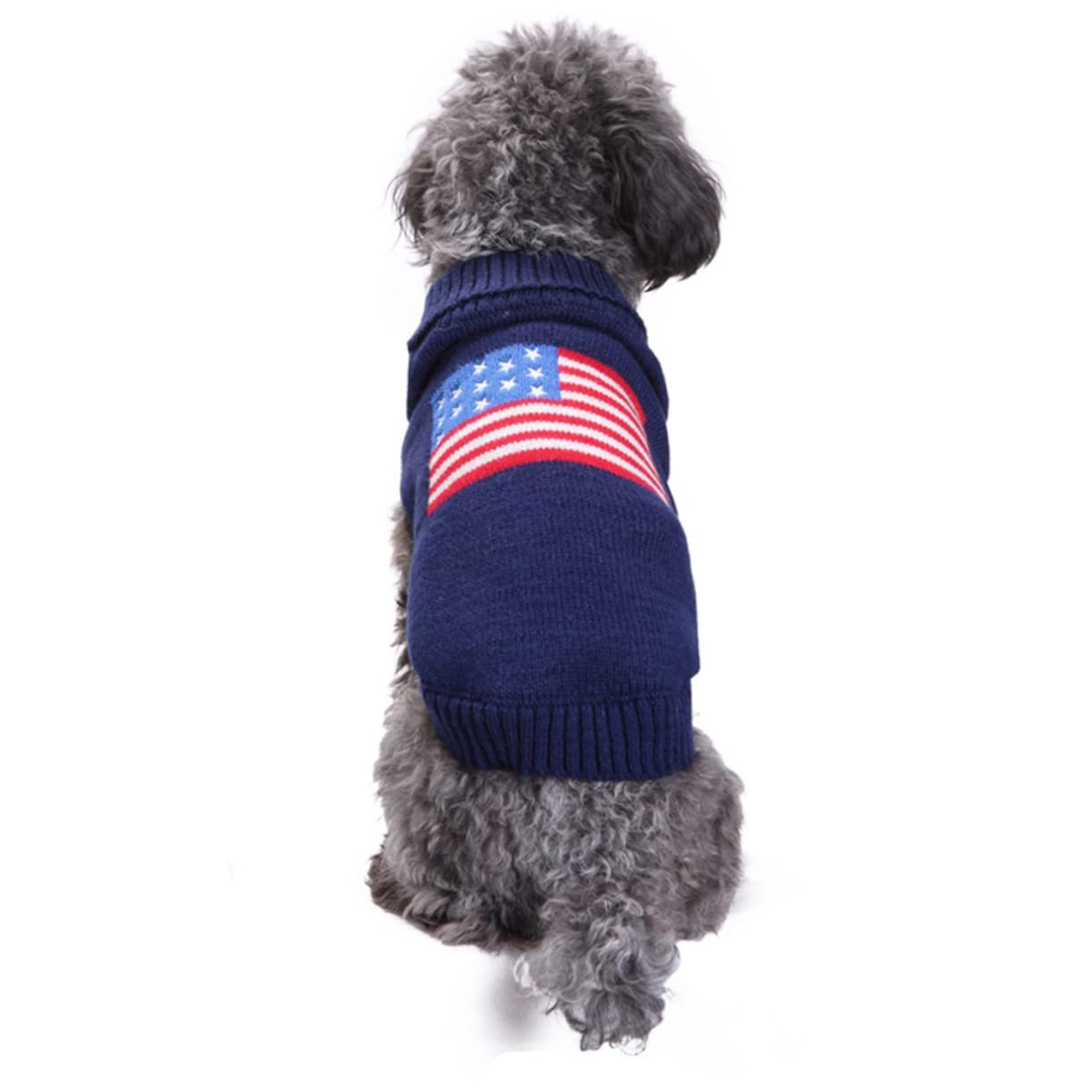 minkissy 2Pcs Cane Maglione A Collo Alto Medio Maglioni del Cane Maglioni del Cane per Cani di Piccola Taglia Maglioni per Cani Maglione di Natale per I Cani Costume di Natale Pet Costume