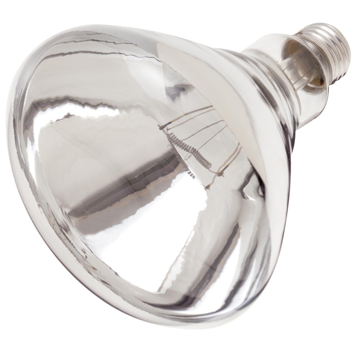 Satco S4885-250 Watt R40 Incandescent Clear Heat Light Lamp Bulbs - 120 Volt - Shatter Proof - Rated for 6,000 Hours (2 Pack)
