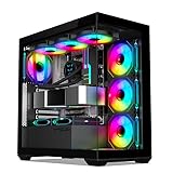 Vue Panoramique à 270° : Sa façade et sa paroi latérale en verre trempé de 4 mm mettra en valeur vos composants, transformant votre setup gaming en une vitrine spectaculaire. Parfait pour mettre en avant chacun de vos composants.