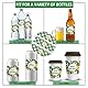 PH PandaHall 30 PCS Wasserflaschen-Etiketten Fußball Happy Birthday Wasserflaschen Wrapper selbstklebende wasserdichte Aufkleber für Fußball Gunst Geburtstag Party Dekorationen 21.6x6.4cm