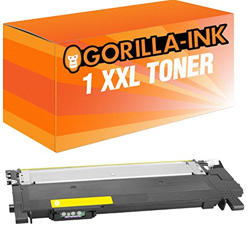 Gorilla de Inku00ae 1u00a0x Laser Cartucho de tóner XXL compatible con Samsung CLT icf-404s Amarillo Xpress C 430u00a0C 430u00a0W C 430u00a0Series C 480u00a0W C 480u00a0FN C 480u00a0FW C 480u00a0Series C 480
