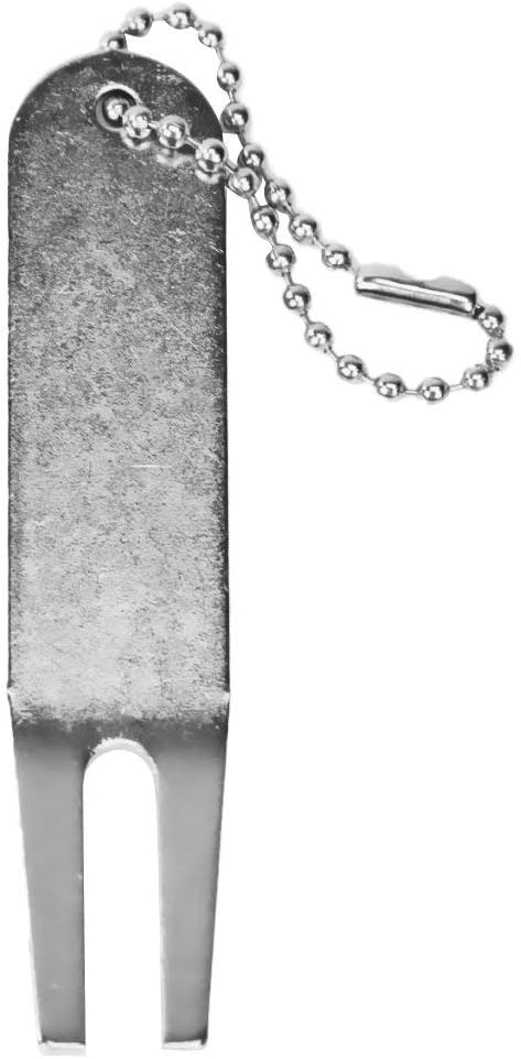 review pulabo Divot Repair Tool Zinc Alloy for Clubs Green Repair Tool Fork Gift Durability Superiorâ€‚Quality and Creative Affordable