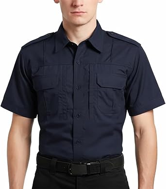 Coolmesh Performance Tactical Lightweight Rip-Stop BDU Top - Durable Polycotton Military Combat Uniform Shirt
