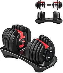 Halter Dumbbell Ajustável 24kg com Seletor Rápido – Treino de Musculação, Funcional e Força em Casa – Pegada Ergonômica e Antiderrapante