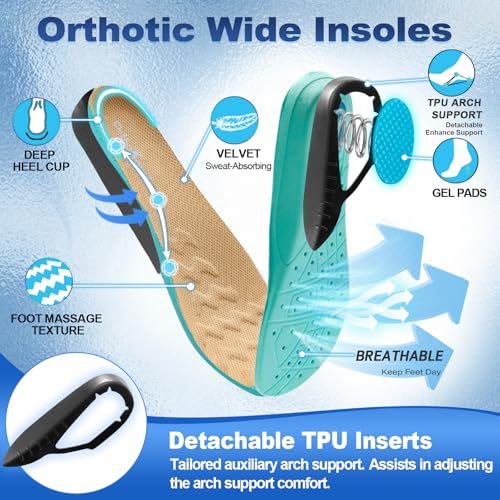 Plantillas ortopédicas OrthoComfoot para hombre talla 8 ancho miniatura 3