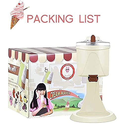 SADWF Softeismaschine, Heim-DIY-Küche Automatische Mini-Frucht-Softeismaschine, Gesunde, Einfache One-Push-Bedienung – Bild 6