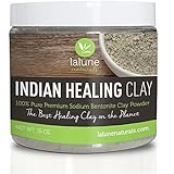 Bentonite Clay, Indian Healing Clay 16 Oz, 10 Recipe eBook Included