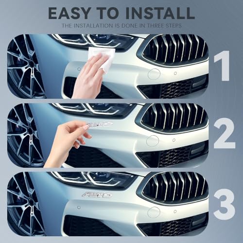 Image of AWD Emblem Sticker, AWD Decals, 3D Metal Letter Badge Decal with Strong Adhesive, Universal Car Exterior Accessories Chrome Tailgate Side Badge Stickers Compatible with Vehicle, SUVs, Trucks