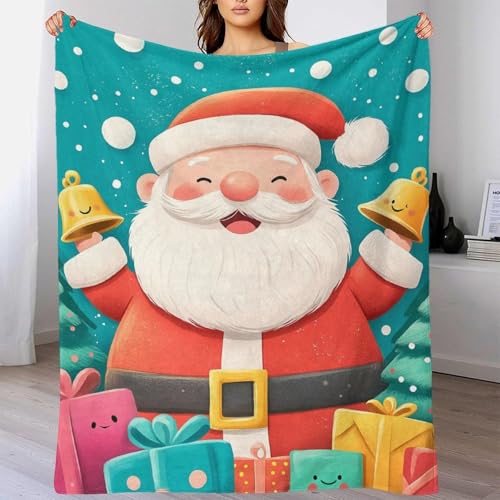 Couverture en Flanelle de Noël 200x230cm Chaude pour Canapé - 6