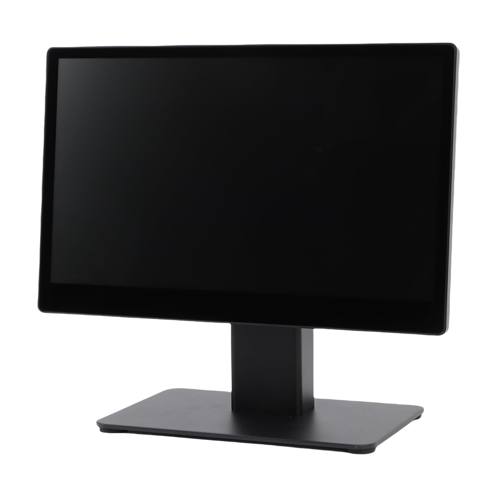 Walfront Système de Terminal de Caisse Enregistreuse à écran Tactile de 15,6 Pouces avec écran Multi-Touch FHD 1920 X 1080 et Support en Métal pour Restaurant, café, Bar, Petite Entreprise (Prise UE