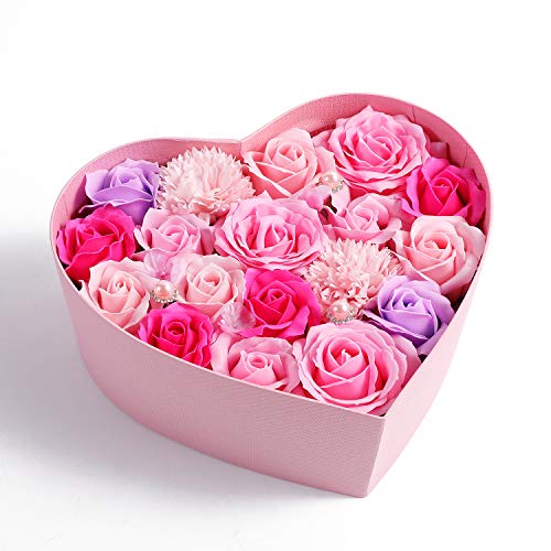 【Amazon限定ブランド】日本製 ソープフラワーギフト 花 母の日 父の日 誕生日 記念日 プレゼント バレンタ...