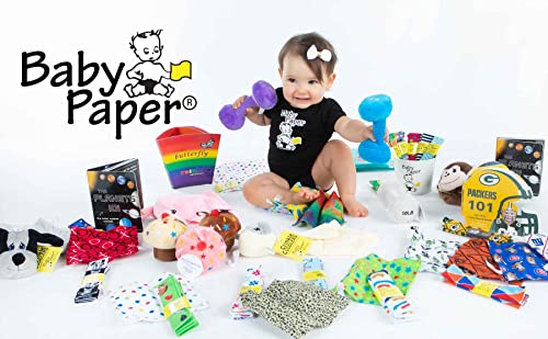 Image of Original Baby Paper - Crinkle Teether and Sensory Toy for Babies and Infants | Organic Sheep | Non-Toxic, Washable | Great for Baby Showers