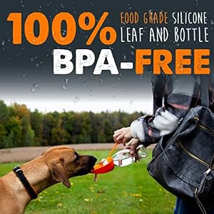 Mighty Paw Portable Dog Water Bottle - Food-Grade Silicone Leaf & Bottle - 100% BPA Free - Easy To Carry Soft Wrist Strap - No Mess Or Spills With Leak-Proof Seal - Easy To Use - Convenient & Portable Mighty Paw Portable Dog Water Bottle – Food-Grade Silicone Leaf & Bottle – 100% BPA Free – Easy To Carry Soft Wrist Strap – No Mess Or Spills With Leak-Proof Seal – Easy To Use – Convenient & Portable