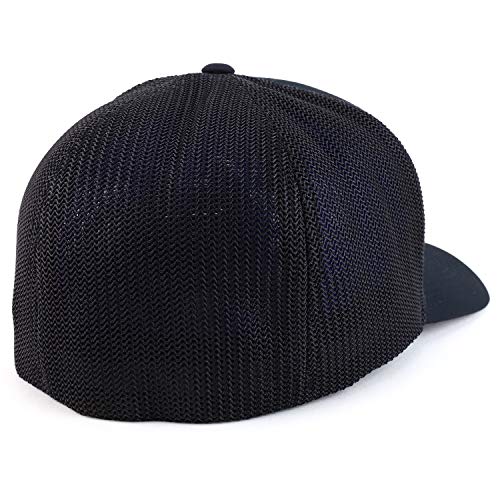 Image of Armycrew Oversize Structured Flex Fitted Mesh Back Baseball Cap