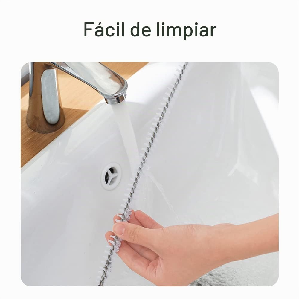 Cepillo de Limpieza para desagüe, tamaño para Introducir en el Orificio de Drenaje; 45 cm y Flexible, de Ungfu Mall