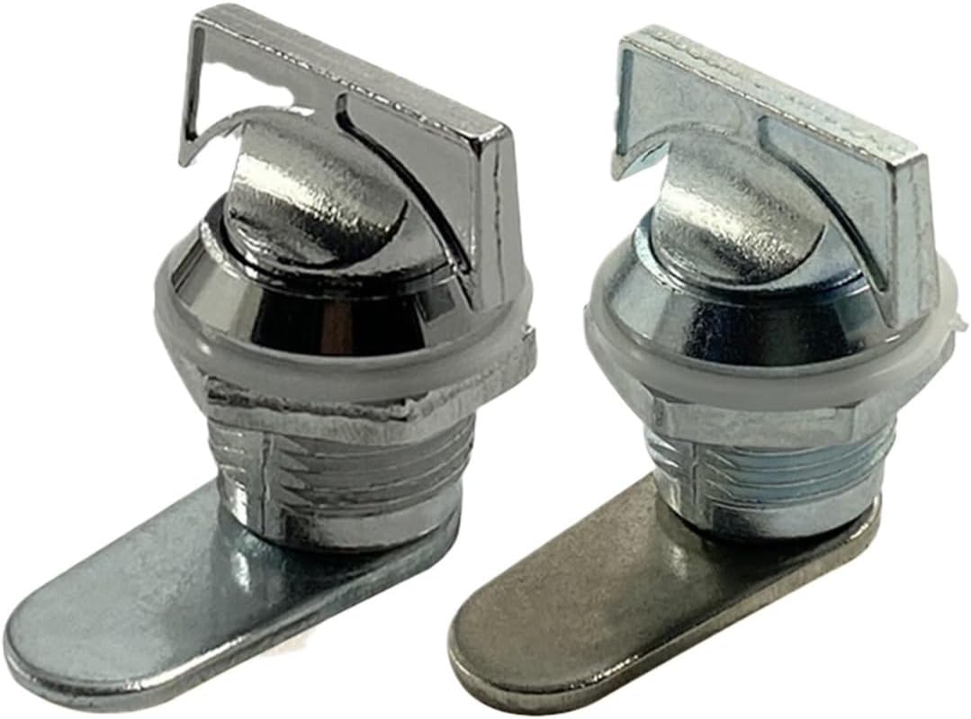MS602 Quarter Turn Lock for Cabinet Electrical Panel Push Button Compression Cam Door 1Pcs(MS402-2 zinc alloy)