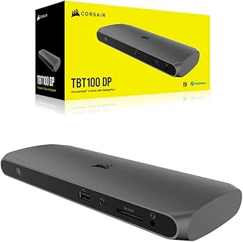 Amazon.com: Corsair TBT100 DP Thunderbolt™ 3 Dock with DisplayPort