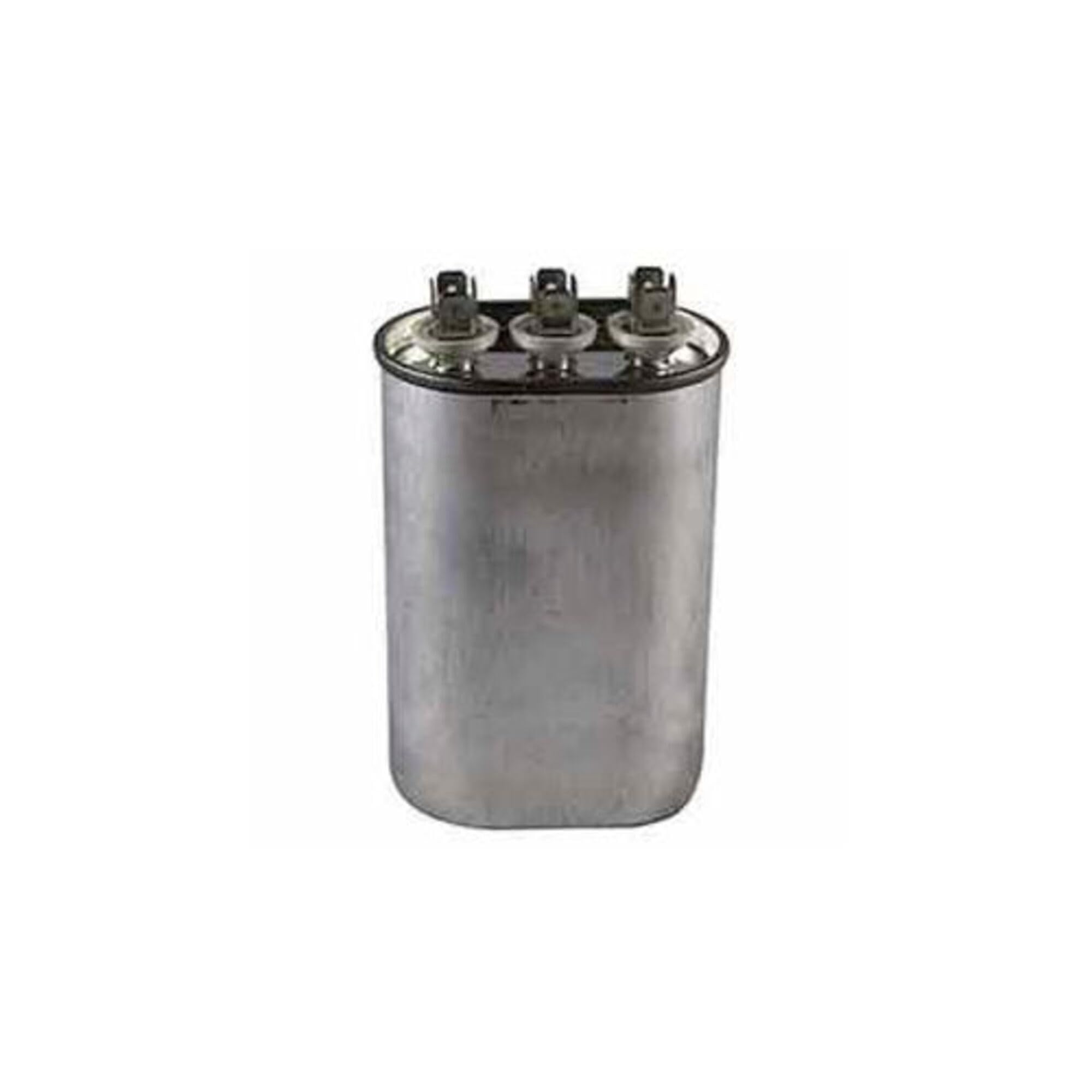 Oval Run Capacitor by Rotom – 2.81"L x 1.75"W x 3.75"H, Metal, Multicolor, Model 35/5DV