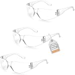 100 Boîte de lunettes de sécurité claires, égratignure & Résistant à l'impact ANSI Z87.1 Lunettes de soleil de protection, verres en polycarbonate ou femmes & Shooting Idéal pour Lab