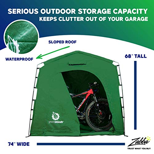 The YardStash IV: Heavy Duty, Space Saving Outdoor Storage Shed Tent