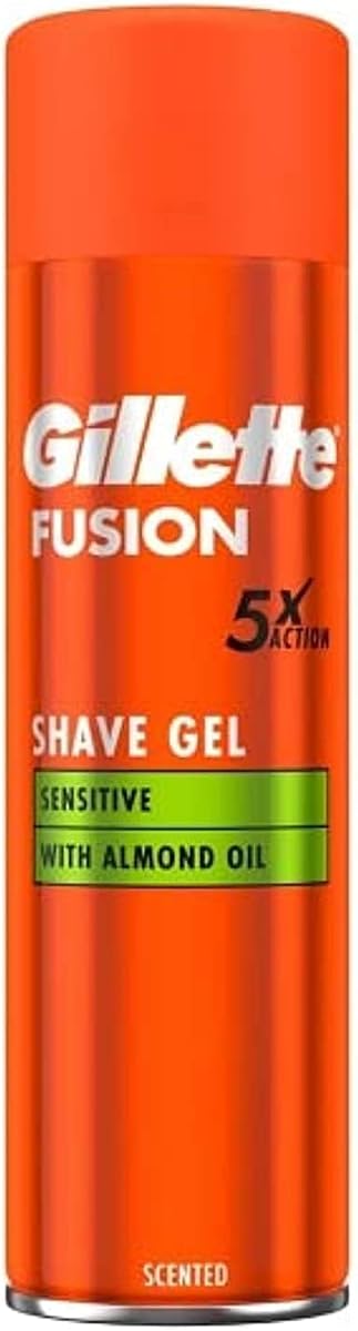 Gillette Fusion5 Hydra Gel Ultra Sensitive Shave Gel, 7 oz (Pack of 2)