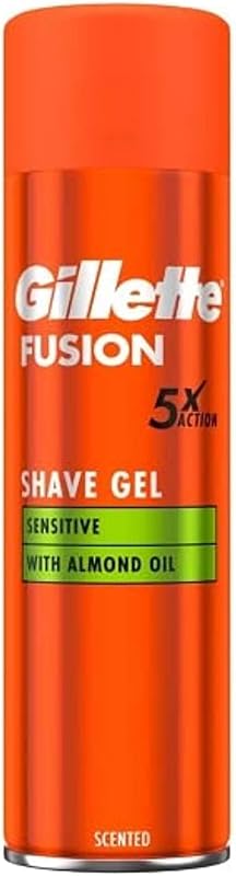 Gillette Fusion5 Hydra Gel Ultra Sensitive Shave Gel, 7 oz (Pack of 2)