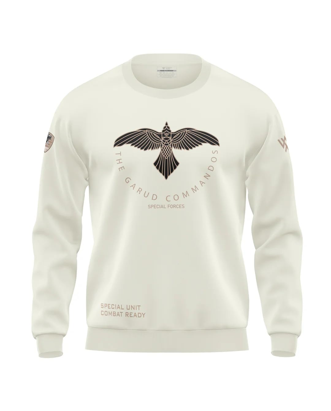 Warrior World Men's Sweatshirt 100% Cotton | Tactical-Inspired Graphic Design Crewneck Winter Wear Casual Street Style-picture-49