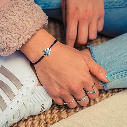Made By Nami Cute Stretch Bracelet For Girls & Women - Elastic Friendship Bracelets For Best Friends, Mother & Daughter - Lucky Charm & Talisman - Valentine's Day Gift (Guardian Angel) #TOP1