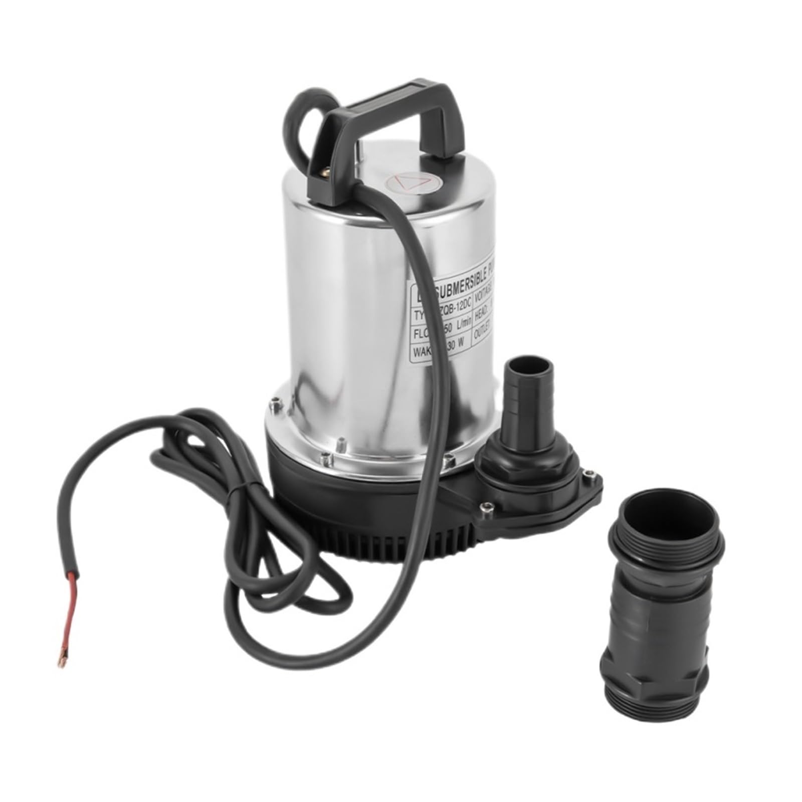 Bomba Sumergible For Agua Sucia De 12 V CC, For Estanques, Inundaciones, 50 L/min Control Del Caudal De Agua