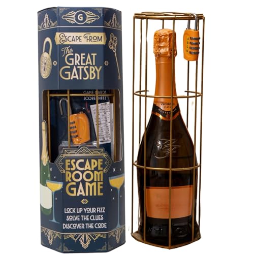Gatsby wine escape room game et casse-tête bouteille adulte pour soirée