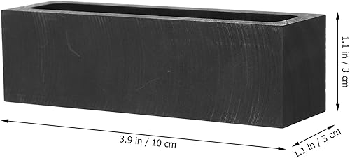 Miniatura 7 de iplusmile Stencils for Crafts DIY Graphite Mold Melting Gold Tool Casting Ingot Mould Crafts Graphite Ingot Mold Casting Molds Ingot Molds DIY