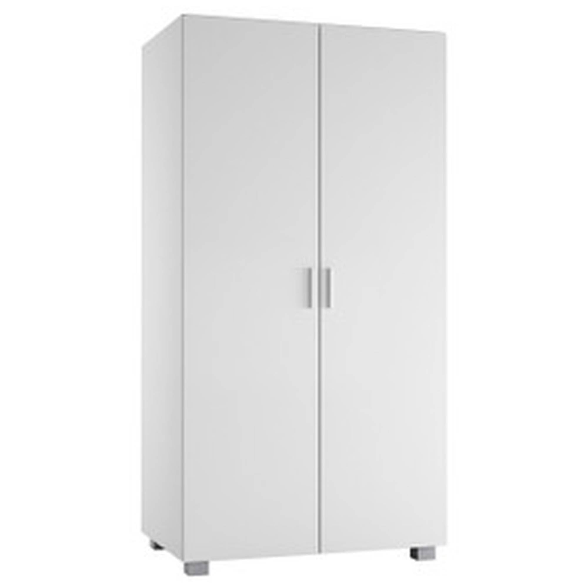Orlando - Armoire en bois à 2 portes pour enfants - Blanche
