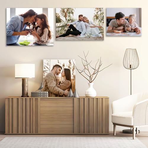 Ship Next Day Custom Canvas Prints with Your Photos (Framed 10x8) Customized Picture Gifts Photo Prints Personalized Canvas Pictures Wall Art Ideal for Home Decor - Image 5