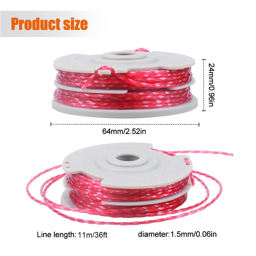 2PCS-Bobines De Fil De Rechange Pour Flymo FLY021 513937190, Pour Flymo